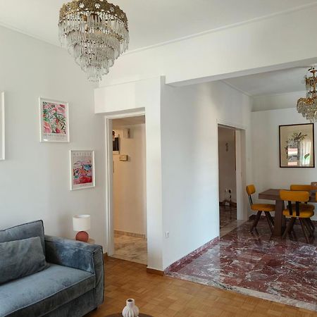 شقة Stylish Artistic Flat With View, Three Min To Metro أثينا المظهر الخارجي الصورة